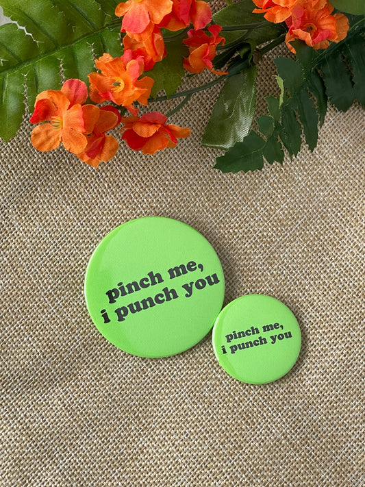 St. Patrick's Day Pinch Punch buttons