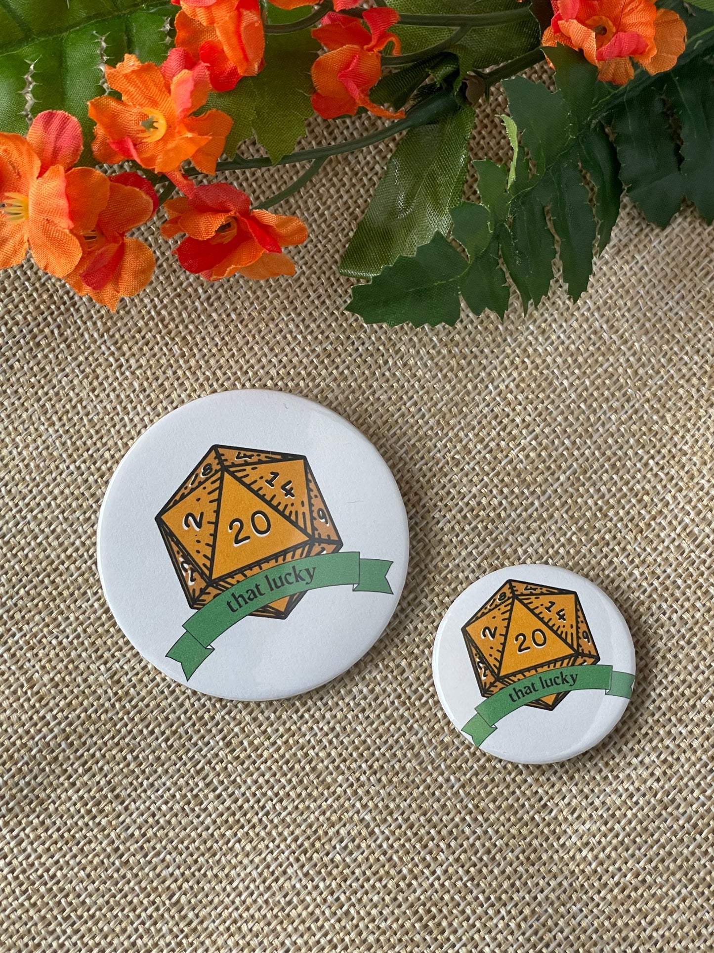 st. patrick's day that lucky dnd buttons