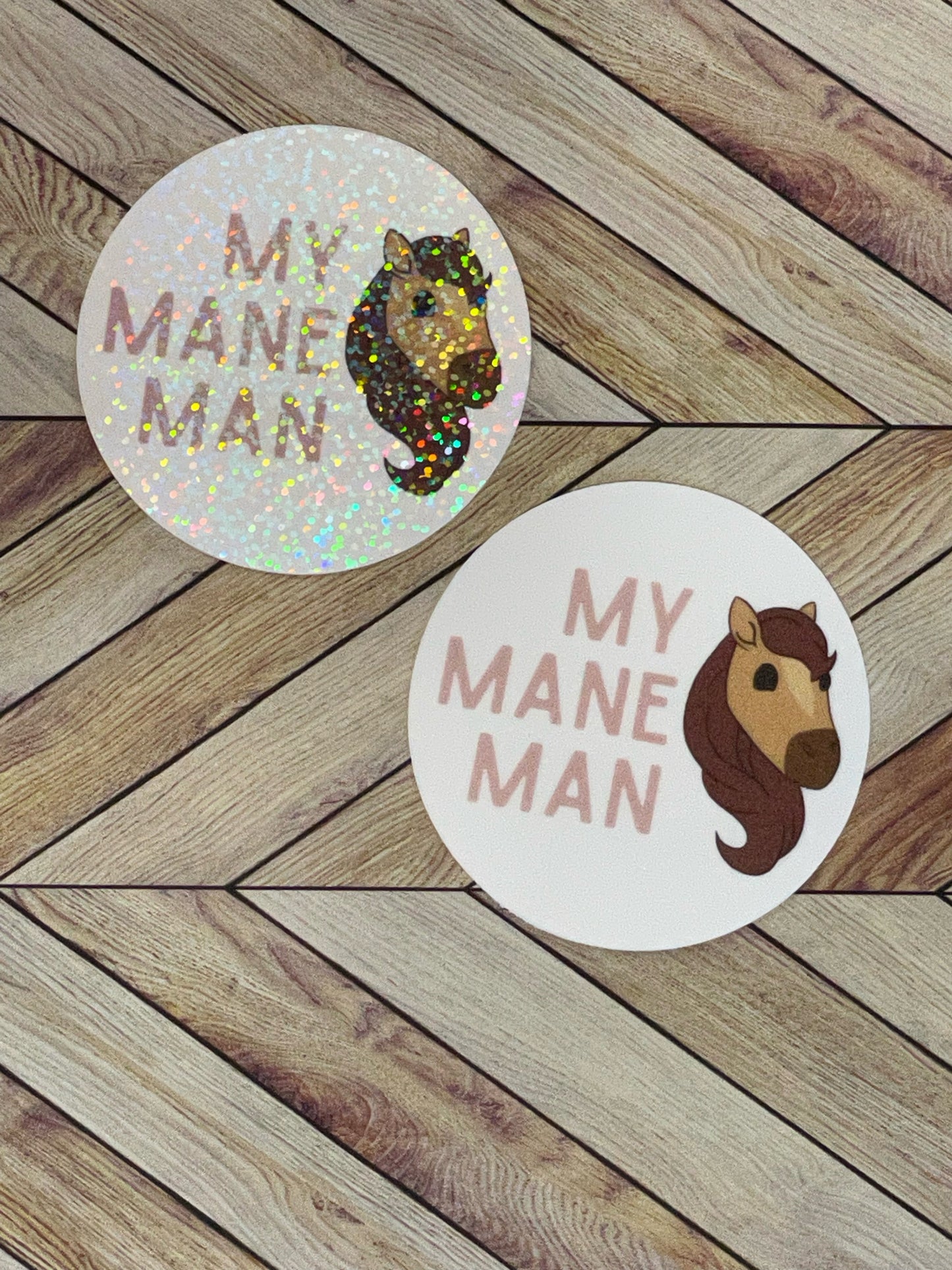 mane man weatherproof stickers