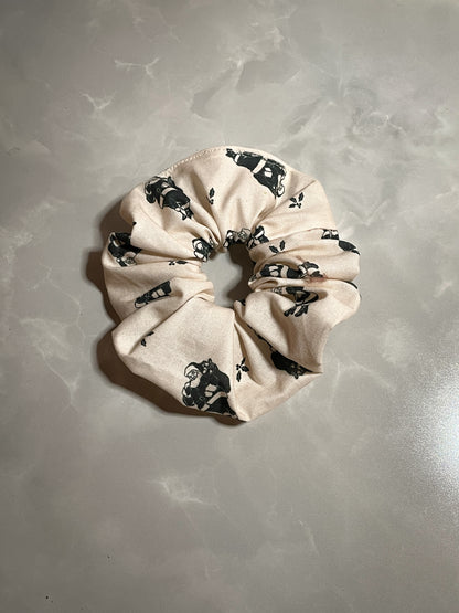 Christmas nicholas cotton handmade scrunchie