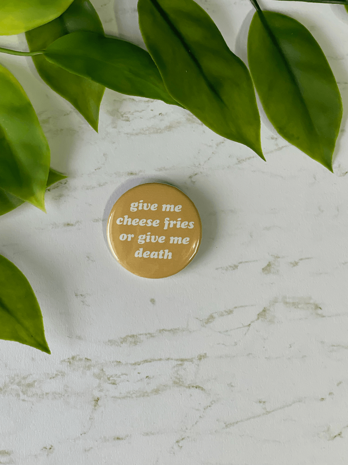 Cheese Fries Small 38mm Button