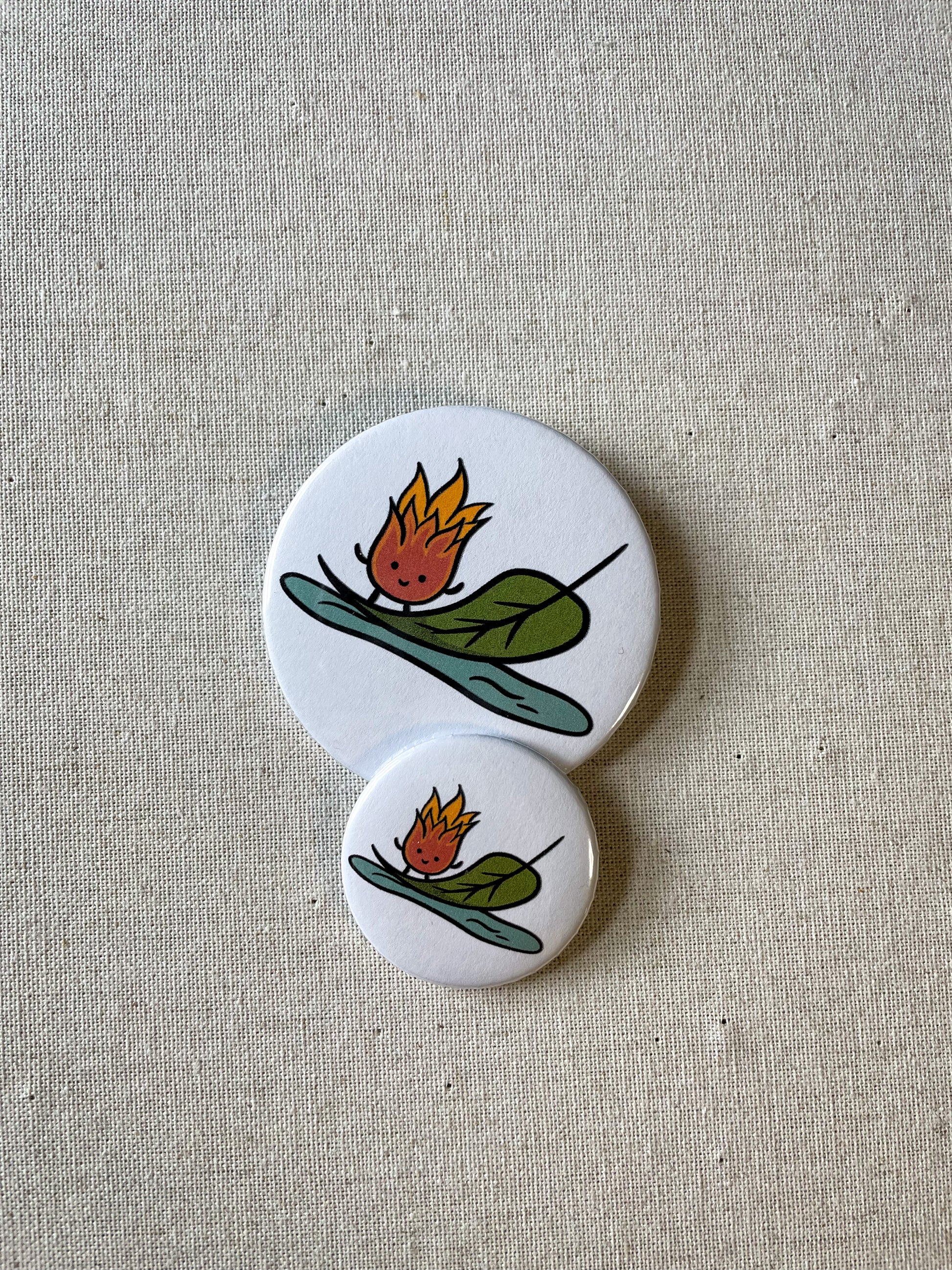 fire dude buttons