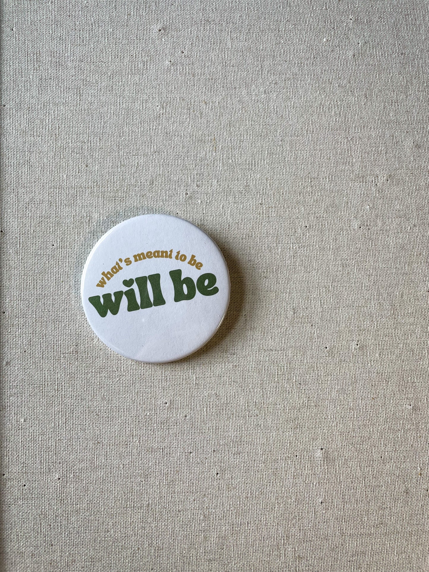 will be small 38mm button