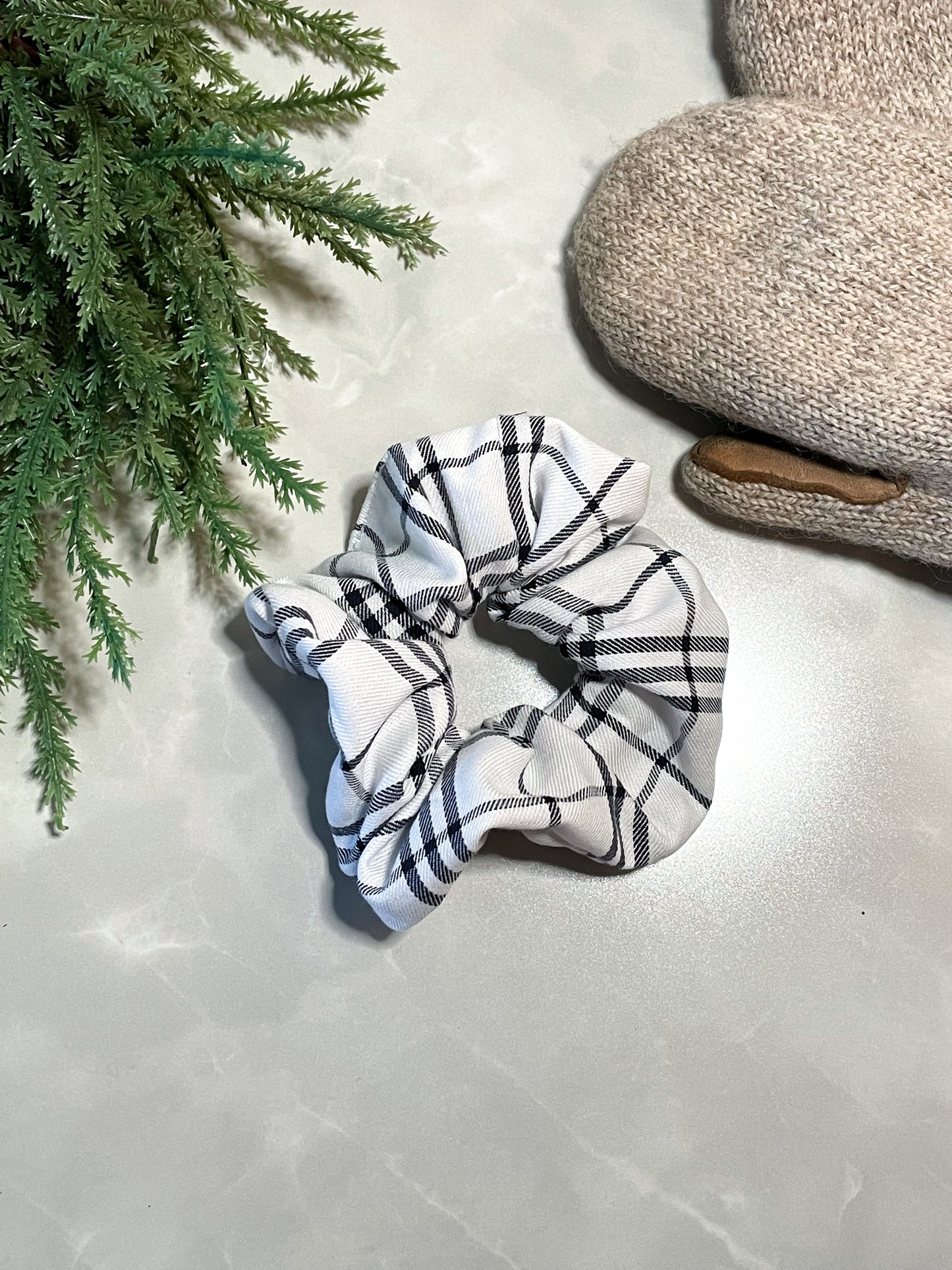 freya cotton handmade scrunchie