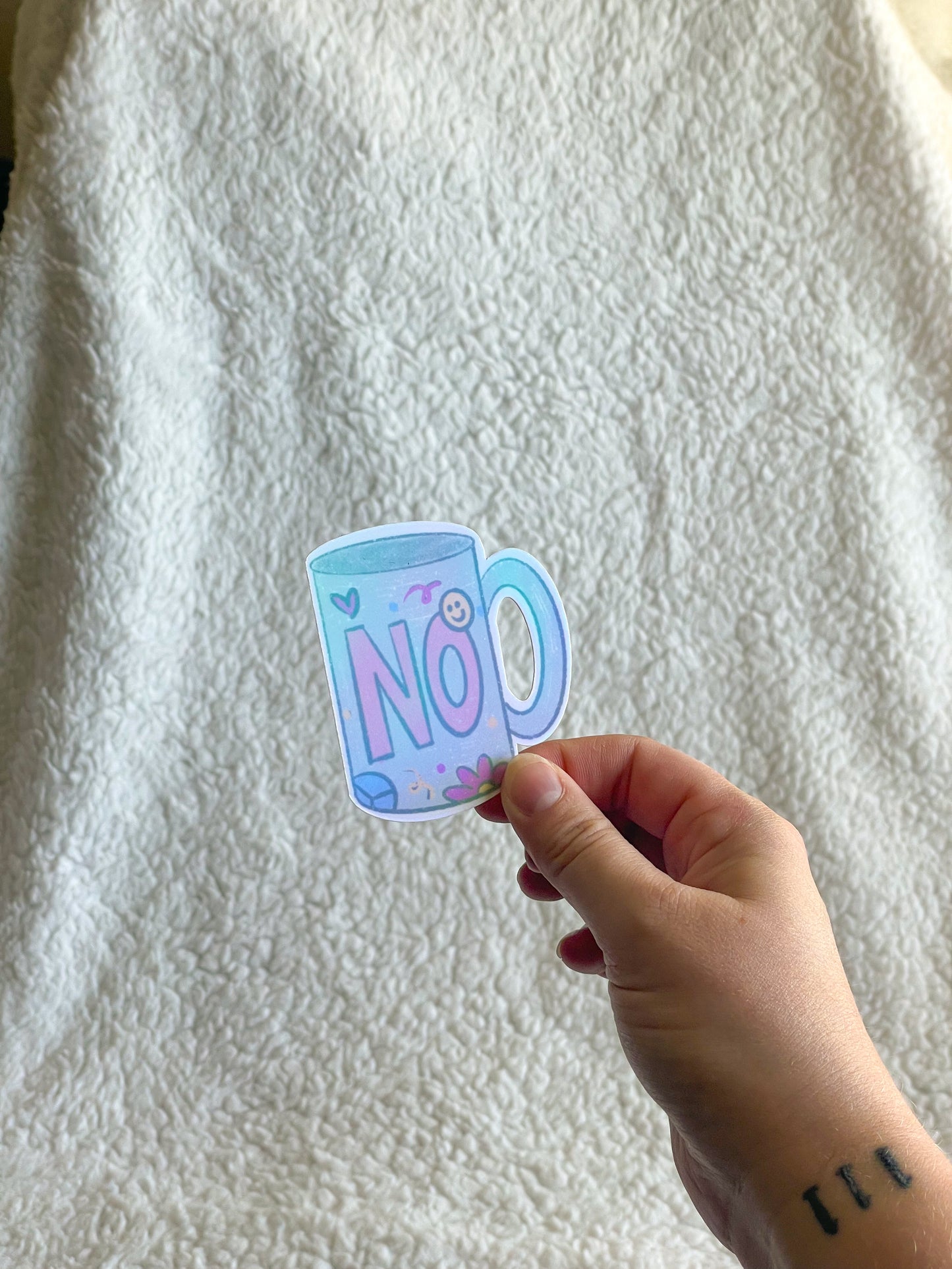 No Mug Sticker