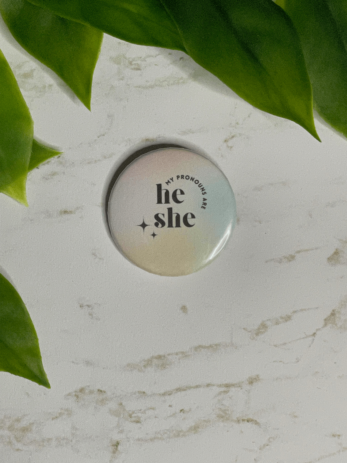 Pronoun Button