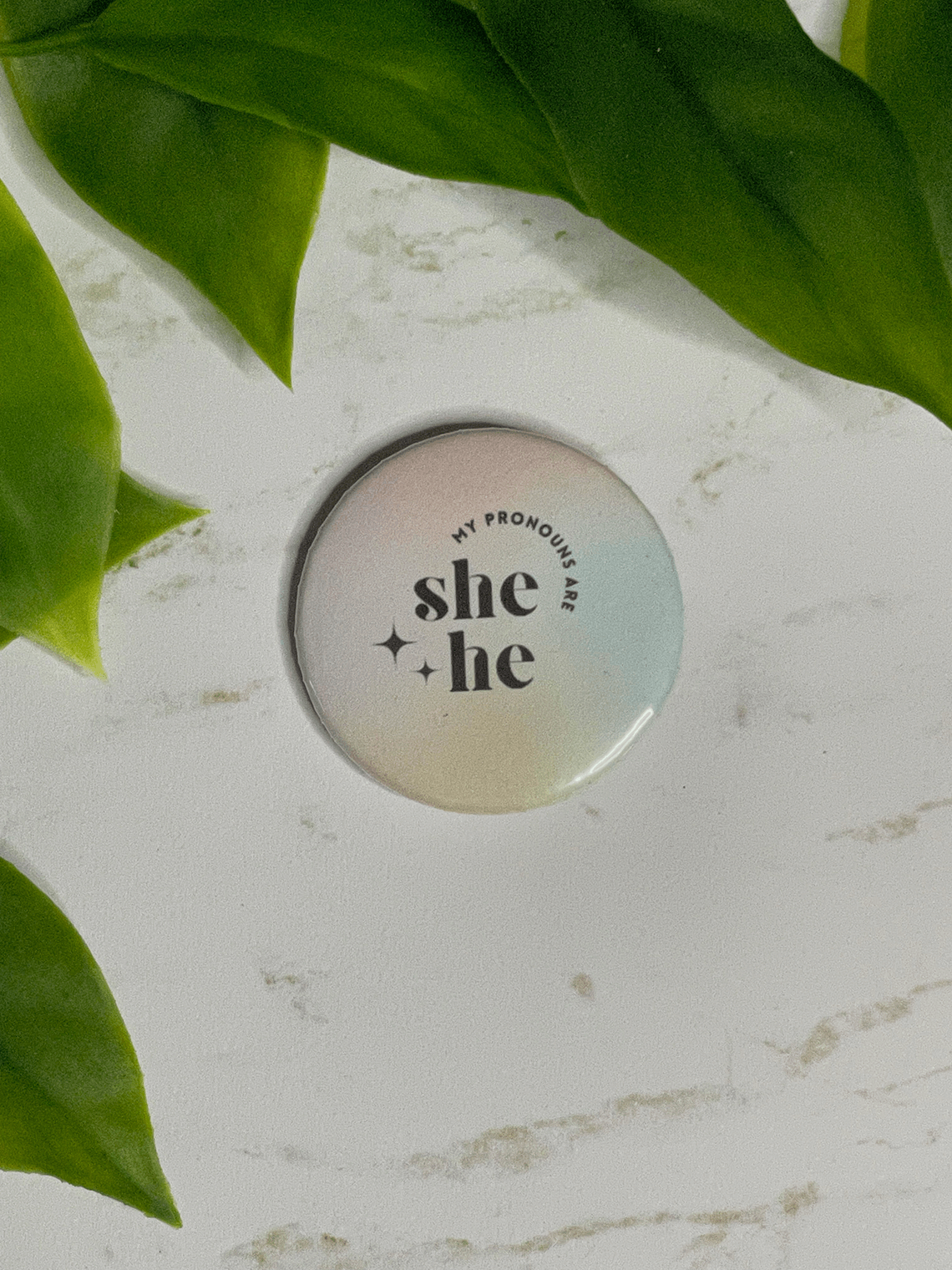 Pronoun Button