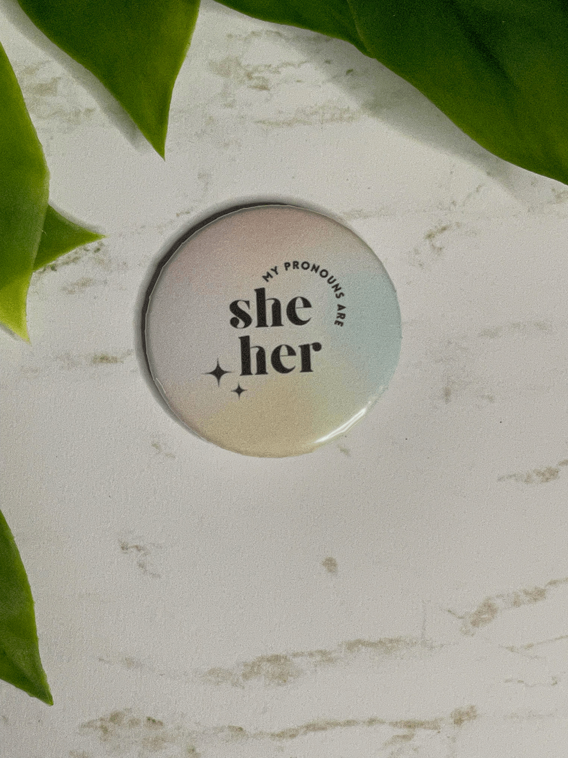 Pronoun Button