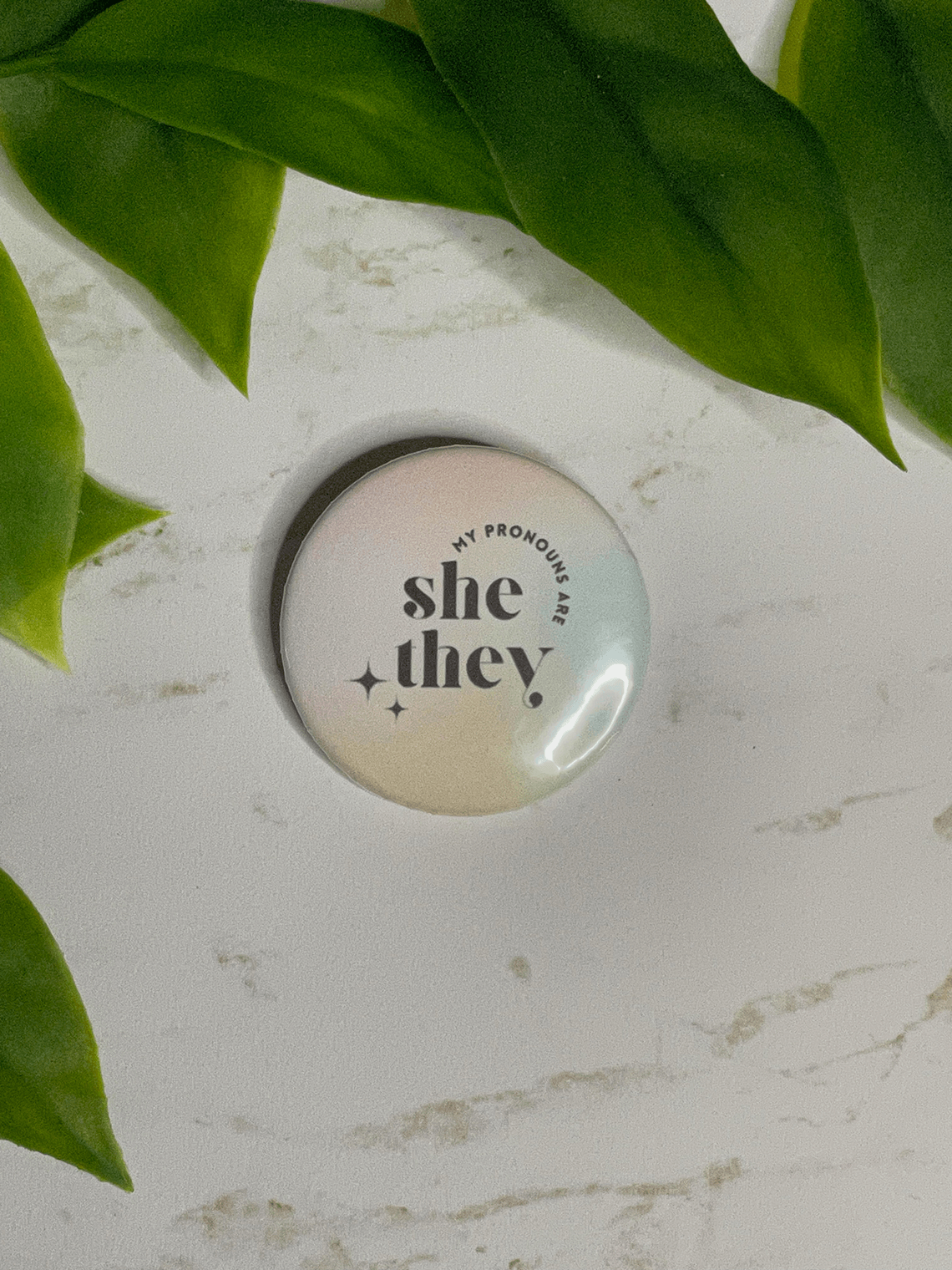 Pronoun Button