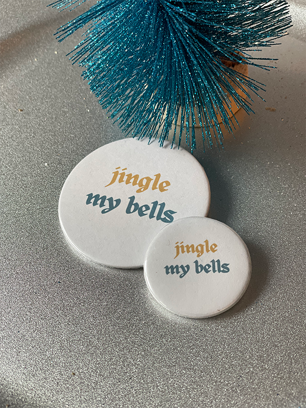 Jingle My Bells Christmas buttons